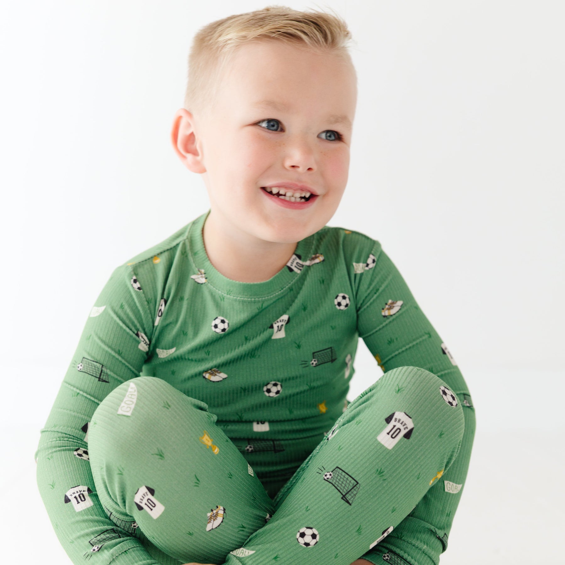 Soccer Small Ribbed Two-Piece Set