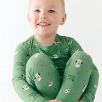 Soccer Small Ribbed Two-Piece Set