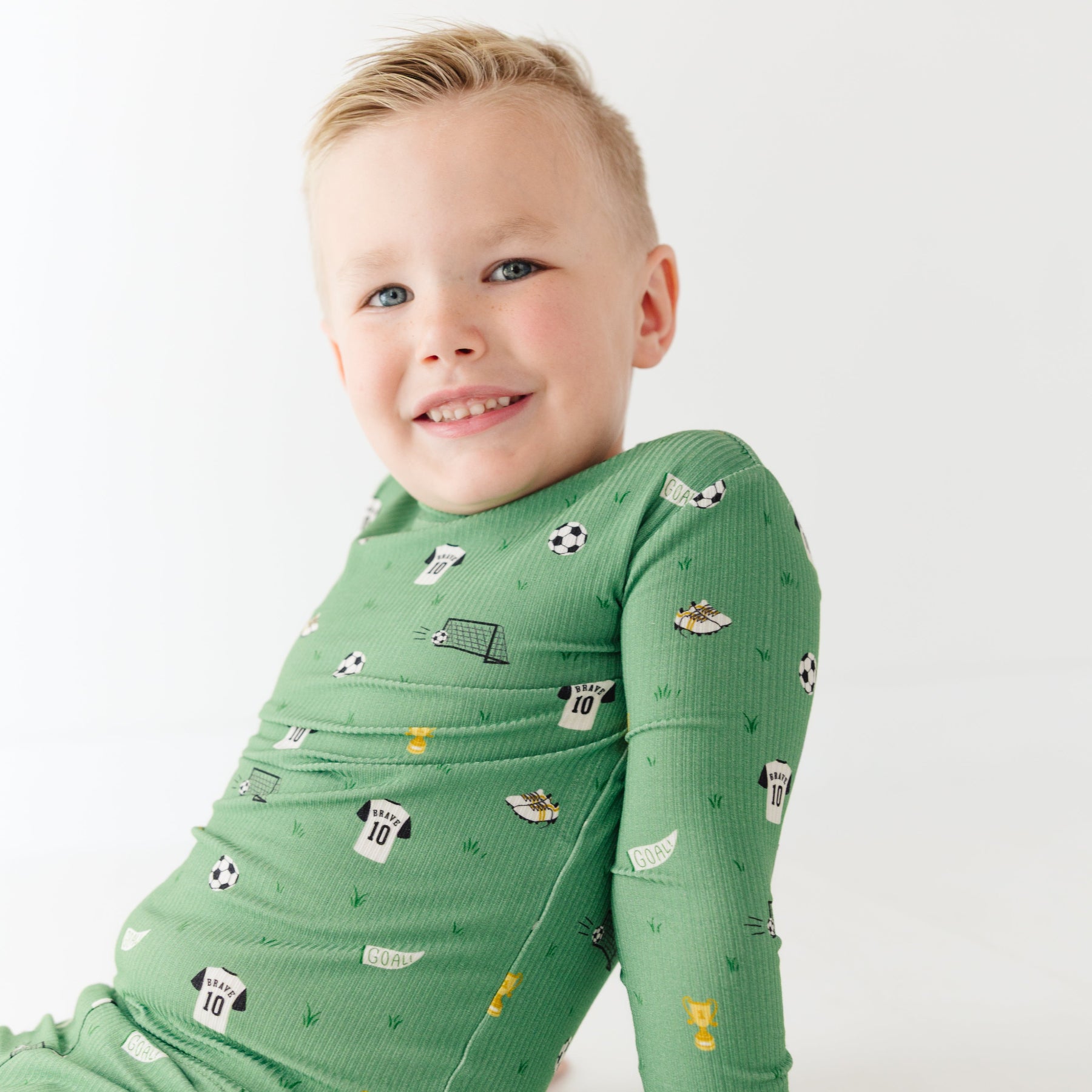 Soccer Small Ribbed Two-Piece Set