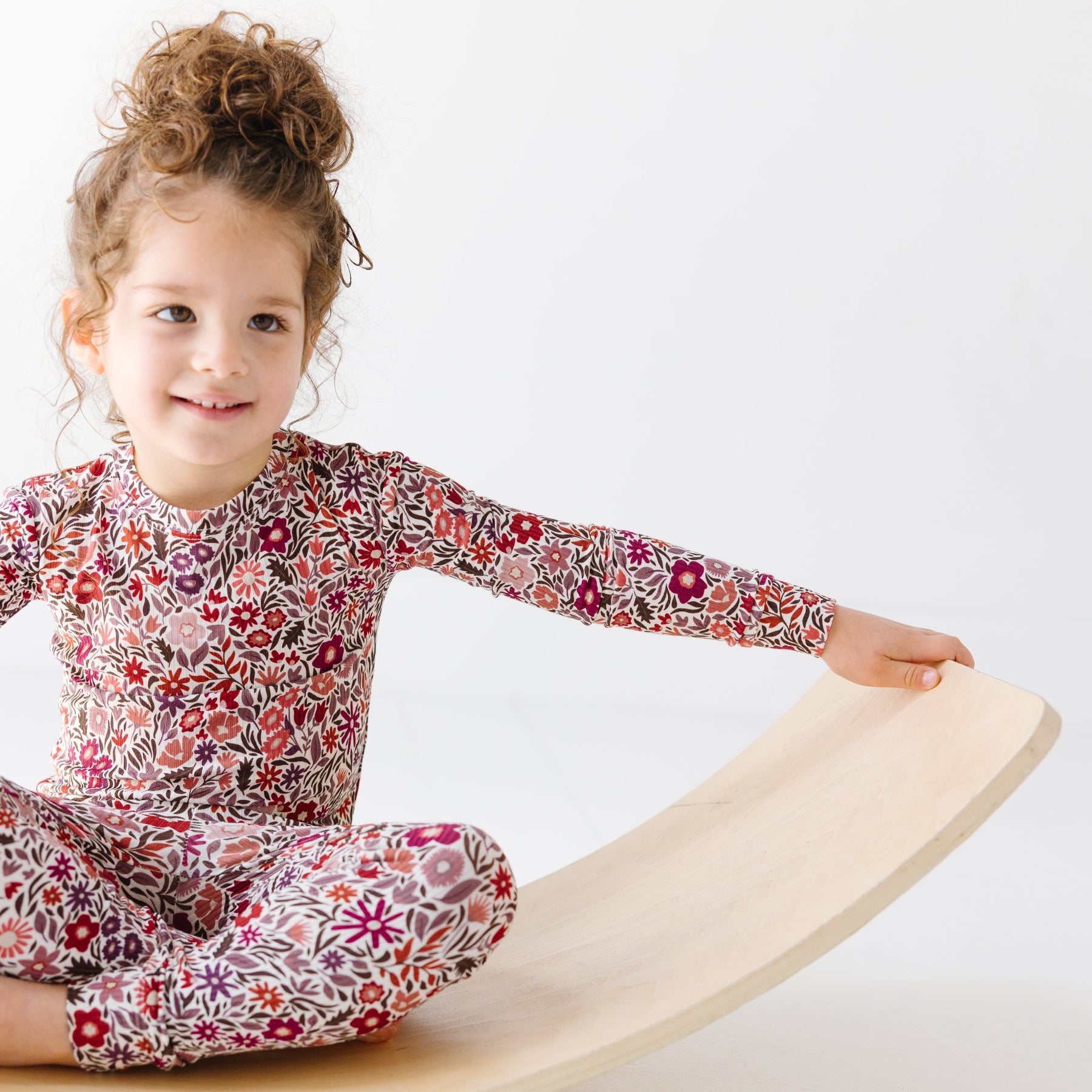 Fall Blooms Small Ribbed Two-Piece Set