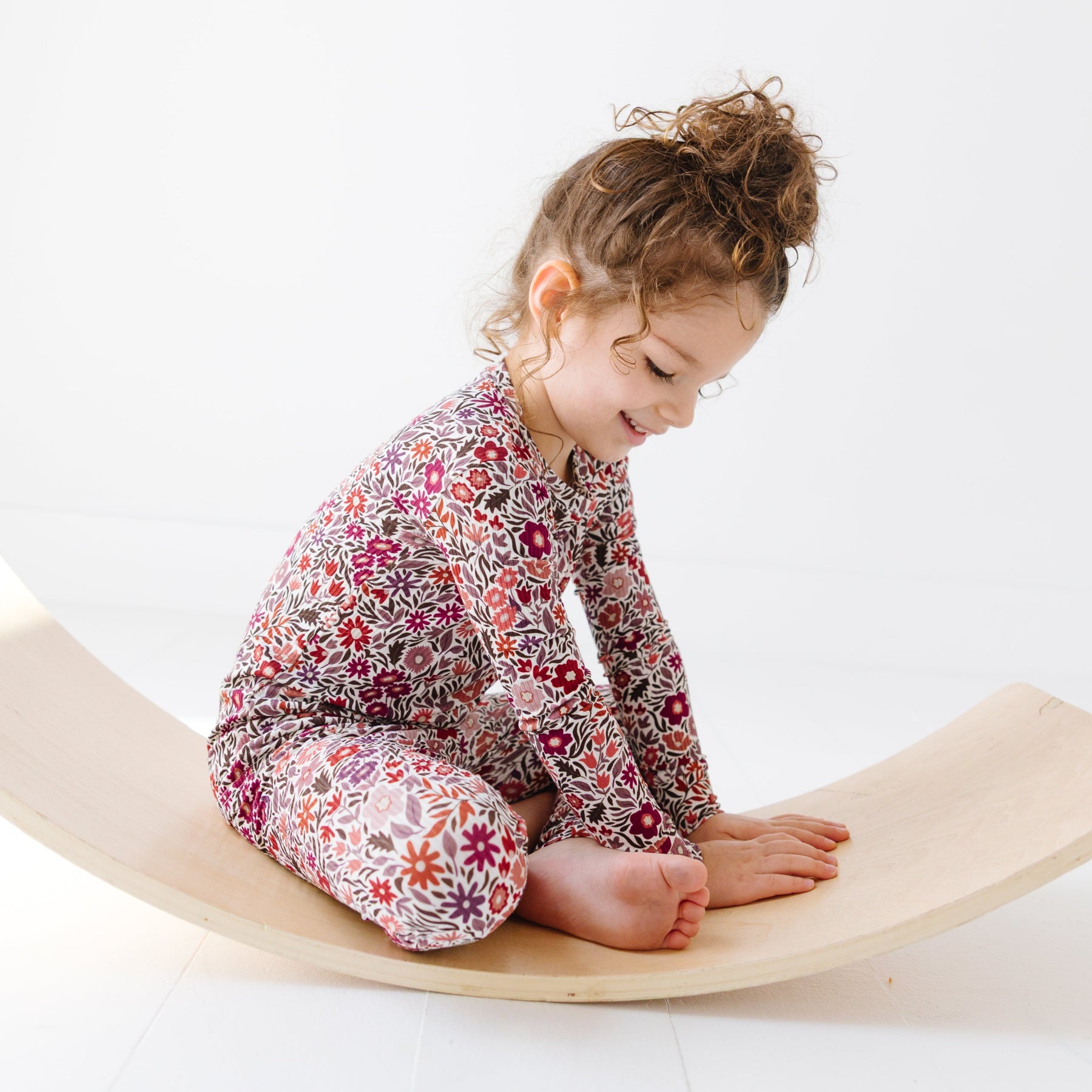 Fall Blooms Small Ribbed Two-Piece Set