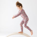 Fall Blooms Small Ribbed Two-Piece Set