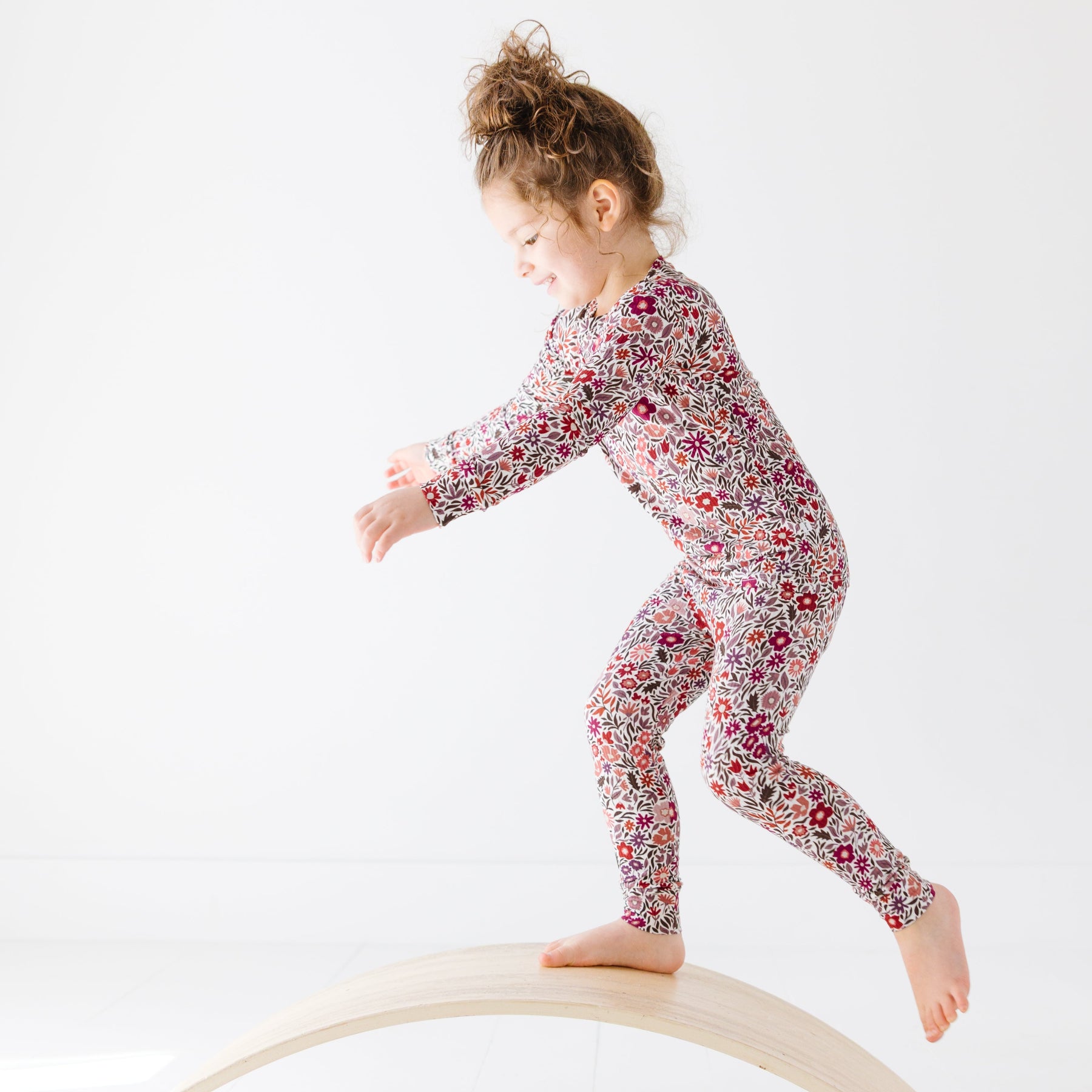 Fall Blooms Small Ribbed Two-Piece Set