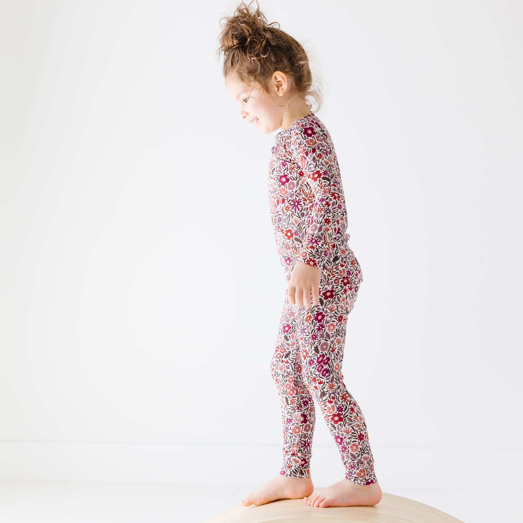 Fall Blooms Small Ribbed Two-Piece Set