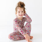 Fall Blooms Small Ribbed Two-Piece Set