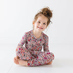 Fall Blooms Small Ribbed Two-Piece Set