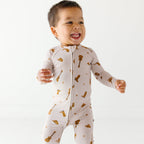 Gone Country Small Ribbed Zip Romper