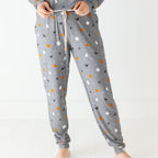 Halloween Boo Crew Small Ribbed Women's Matching Set