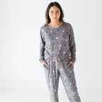 Halloween Boo Crew Small Ribbed Women's Long Sleeve Top