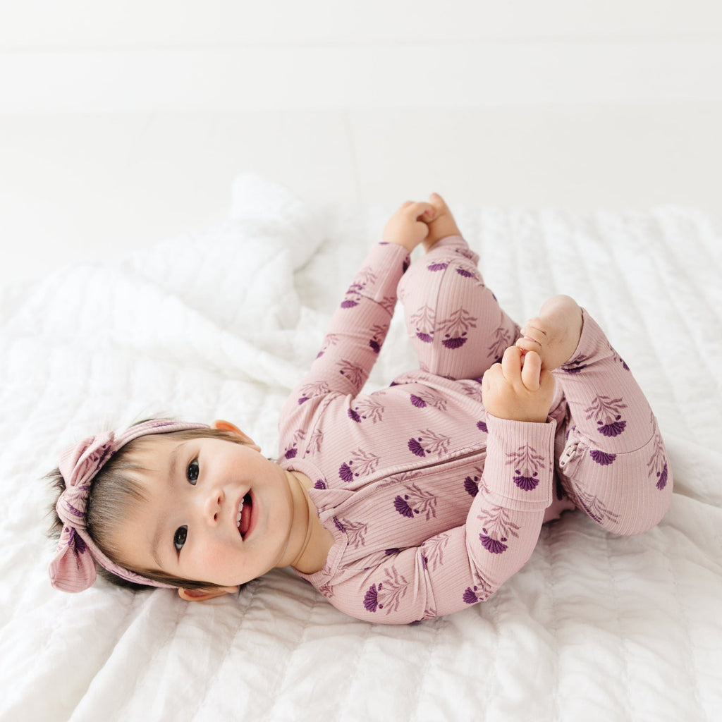 Folk Meadow Small Ribbed Zip Romper