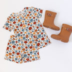 Autumn Meadow Small Ribbed Shorts Two-Piece Set