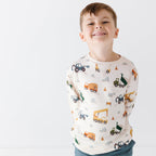 Construction Bamboo French Terry Pullover & Jogger Set