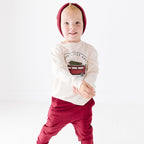 VW Bus Cream Bamboo French Terry Pullover & Jogger Set