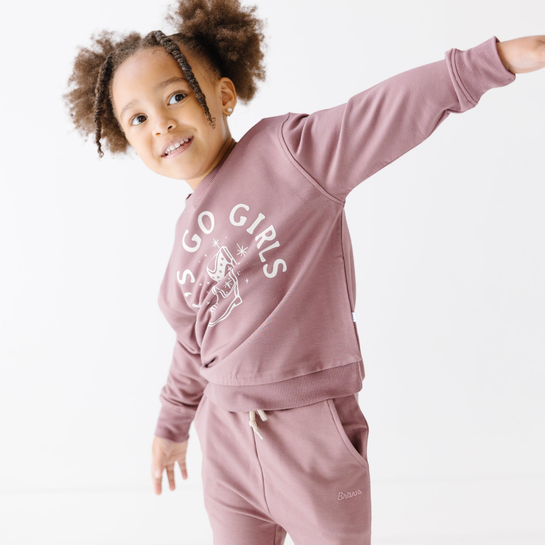 Plum Bamboo French Terry Joggers