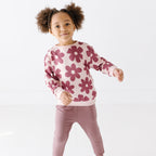 Plum Bamboo French Terry Joggers