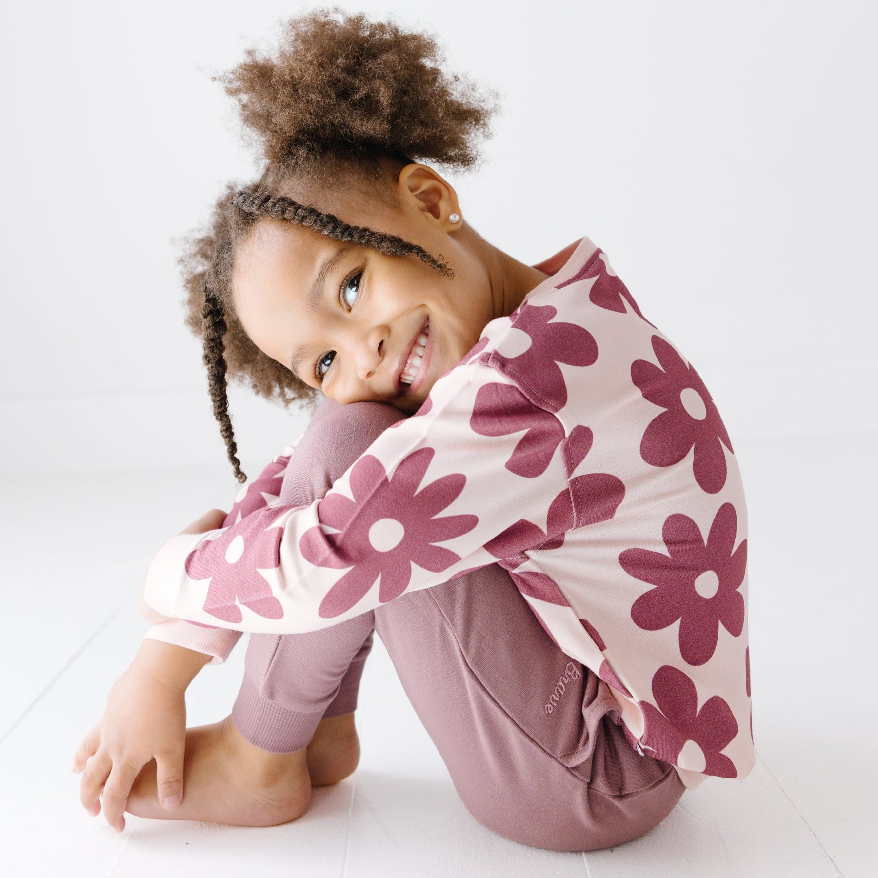 Plum Bamboo French Terry Joggers