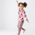 Plum Bamboo French Terry Joggers