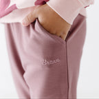 Plum Bamboo French Terry Joggers