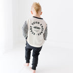 Midnight Black Bamboo French Terry Joggers