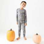 Halloween Boo Crew Small Ribbed Two-Piece Set