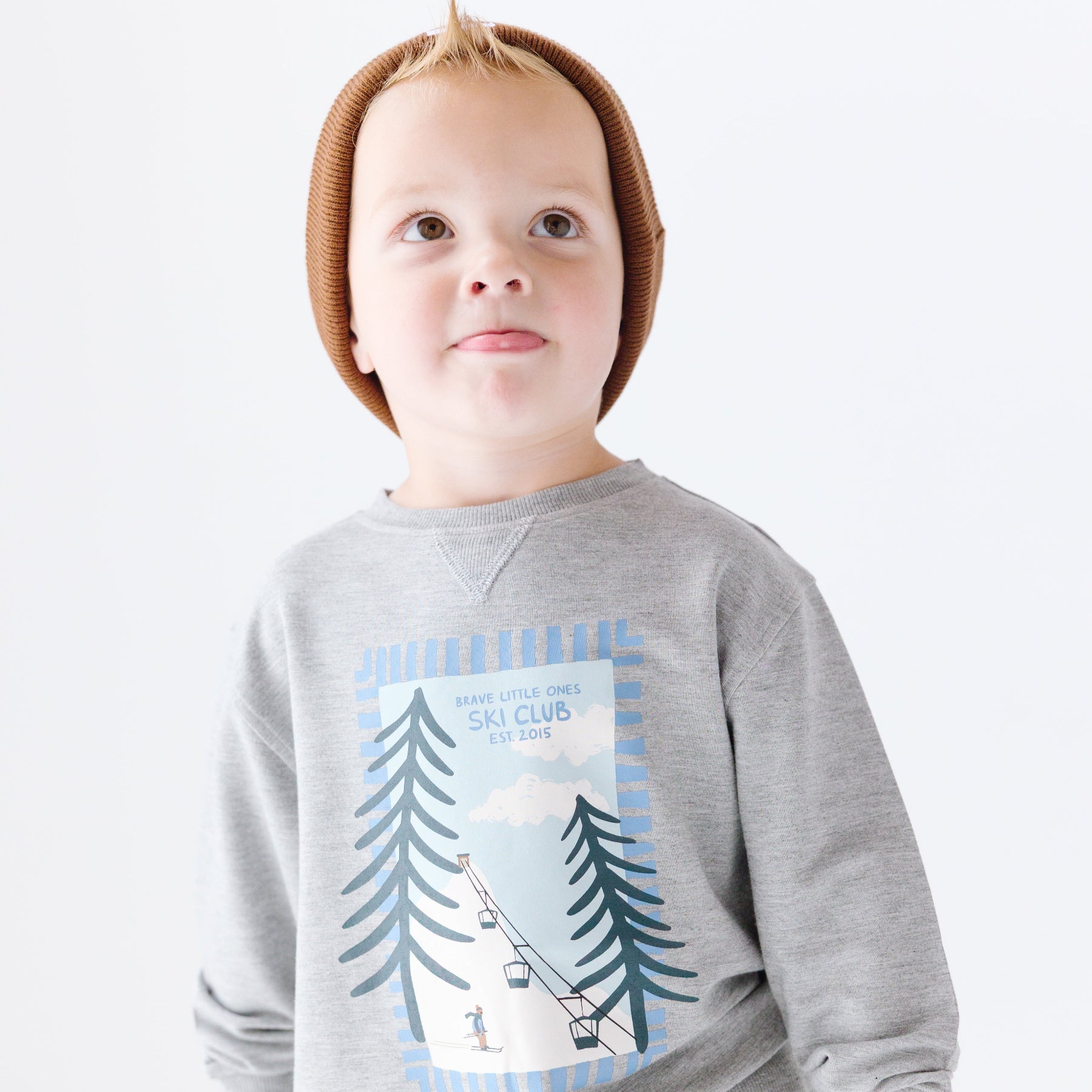 Ski Club Dark Heather Gray Bamboo French Terry Pullover & Jogger Set