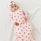 Strawberries Small Ribbed Zip Romper