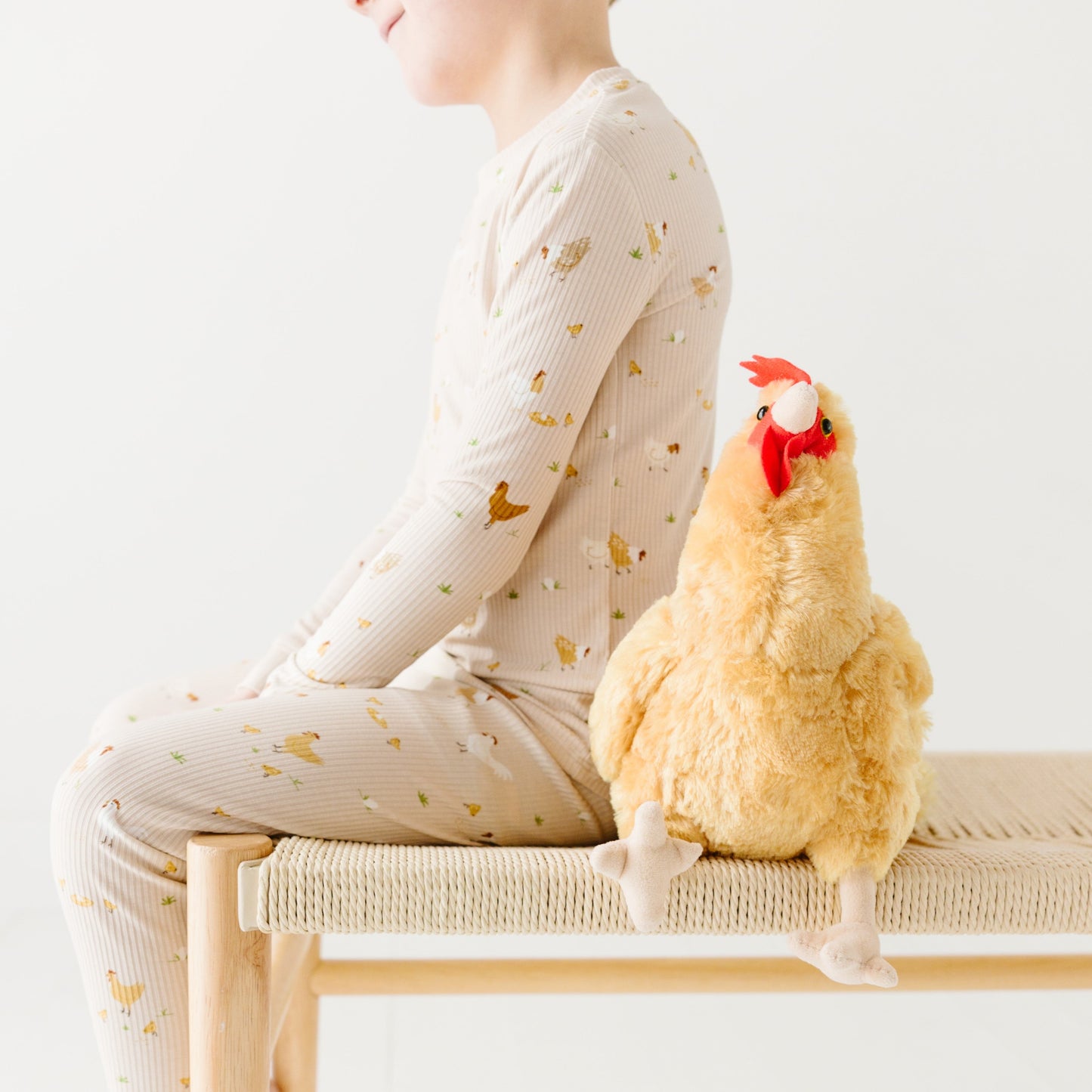 Chickens Small Ribbed Two-Piece Set