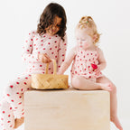 Strawberries Small Ribbed Two-Piece Set