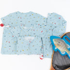 Gone Fishing Small Ribbed Shorts Two-Piece Set