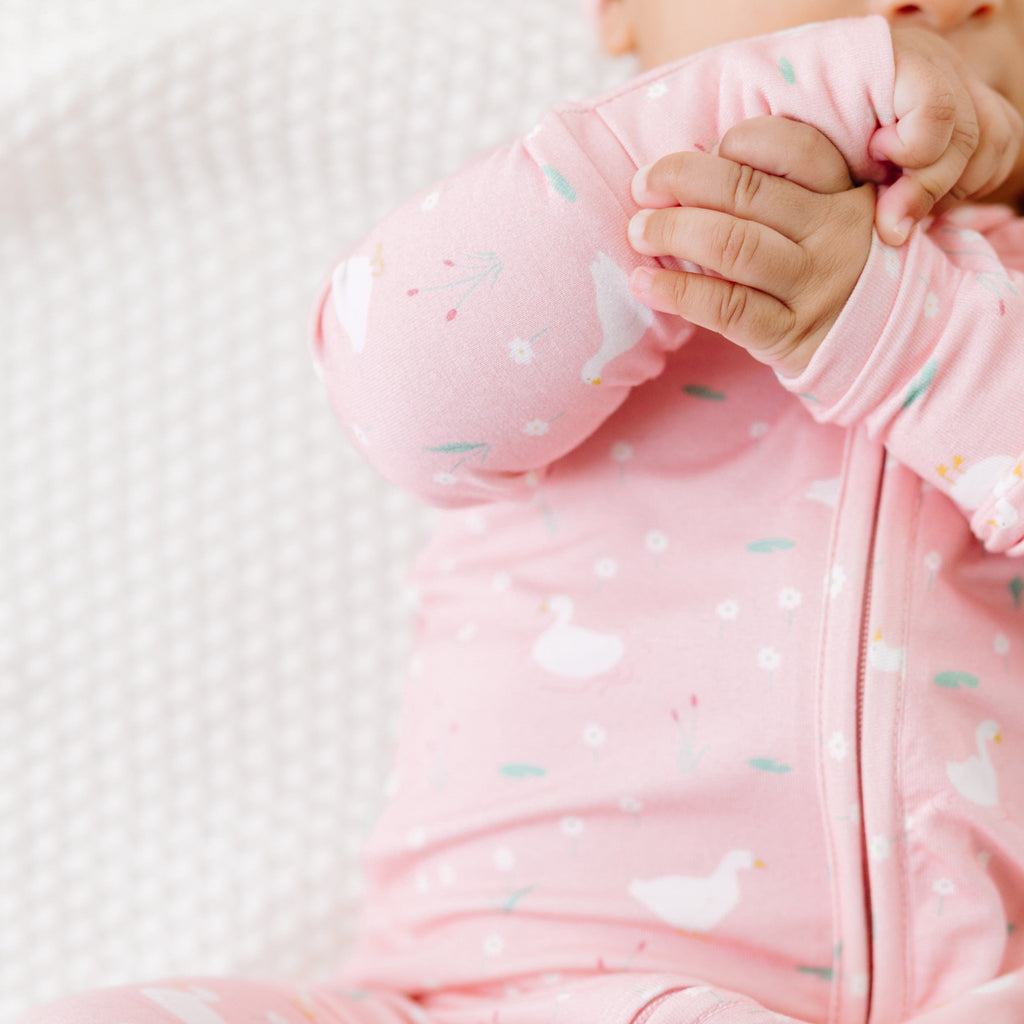 Ducks & Daisies Zip Romper