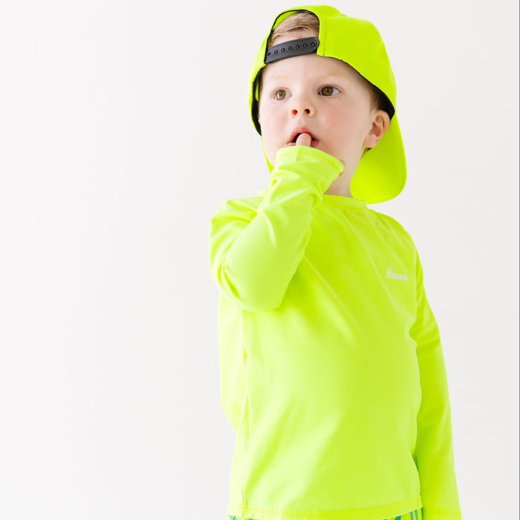 Neon Yellow Rash Guard