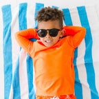 Neon Orange Rash Guard