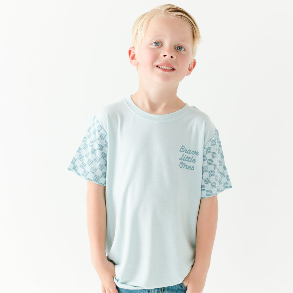 Brave Little Ones Wavy Checkered Shirt