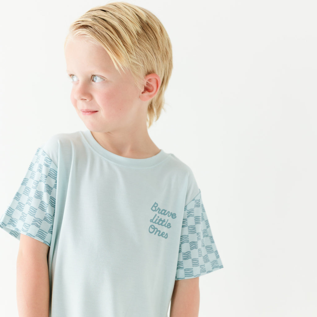 Brave Little Ones Wavy Checkered Shirt
