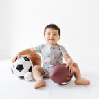 Sports Zone Small Ribbed Summer Zip Romper