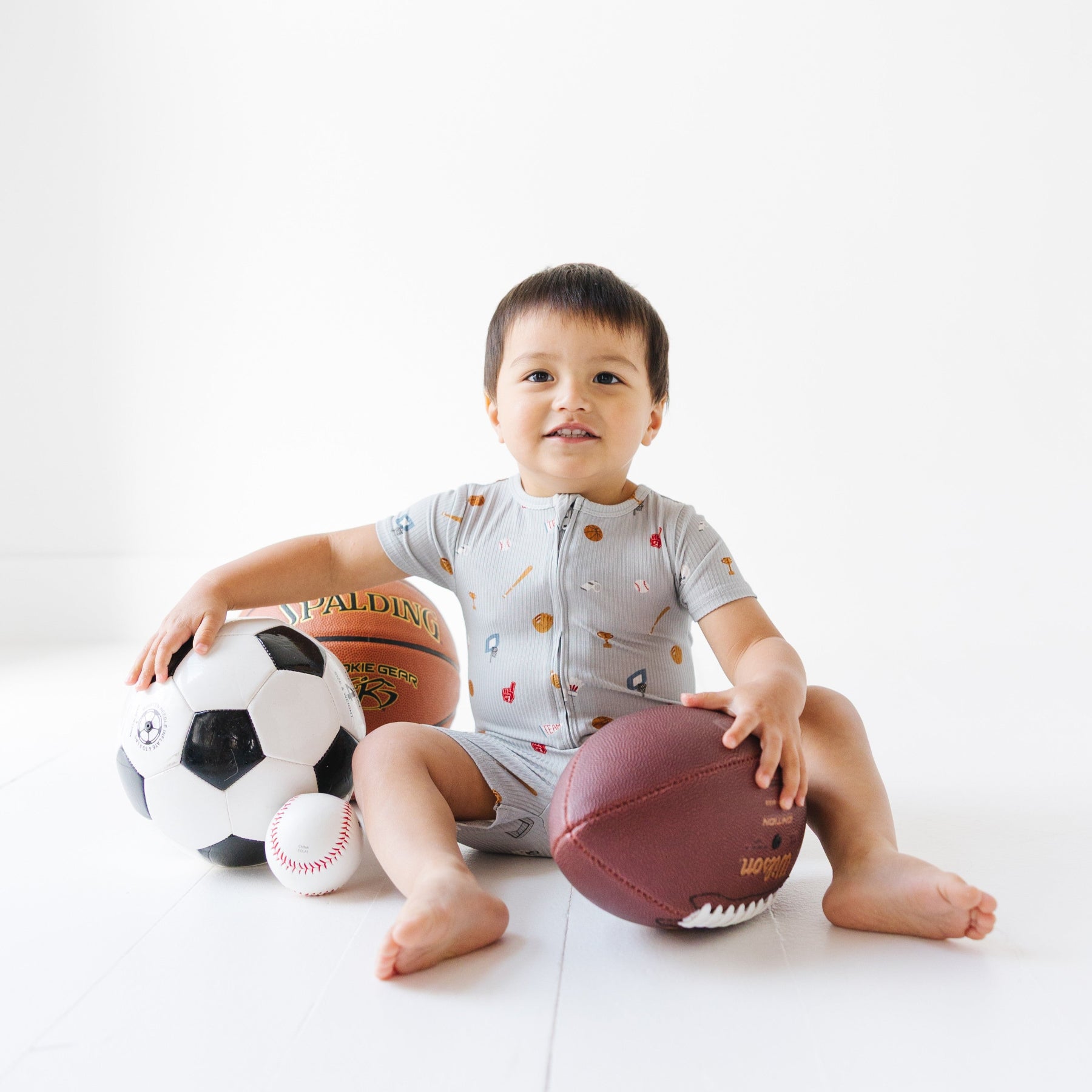 Sports Zone Small Ribbed Summer Zip Romper