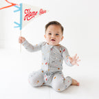 Sports Zone Small Ribbed Zip Romper