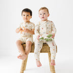 Beach Days Small Ribbed Summer Zip Romper