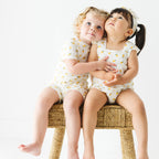 Lemons Small Ribbed Shorts Two-Piece Set