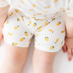 Lemons Small Ribbed Shorts Two-Piece Set