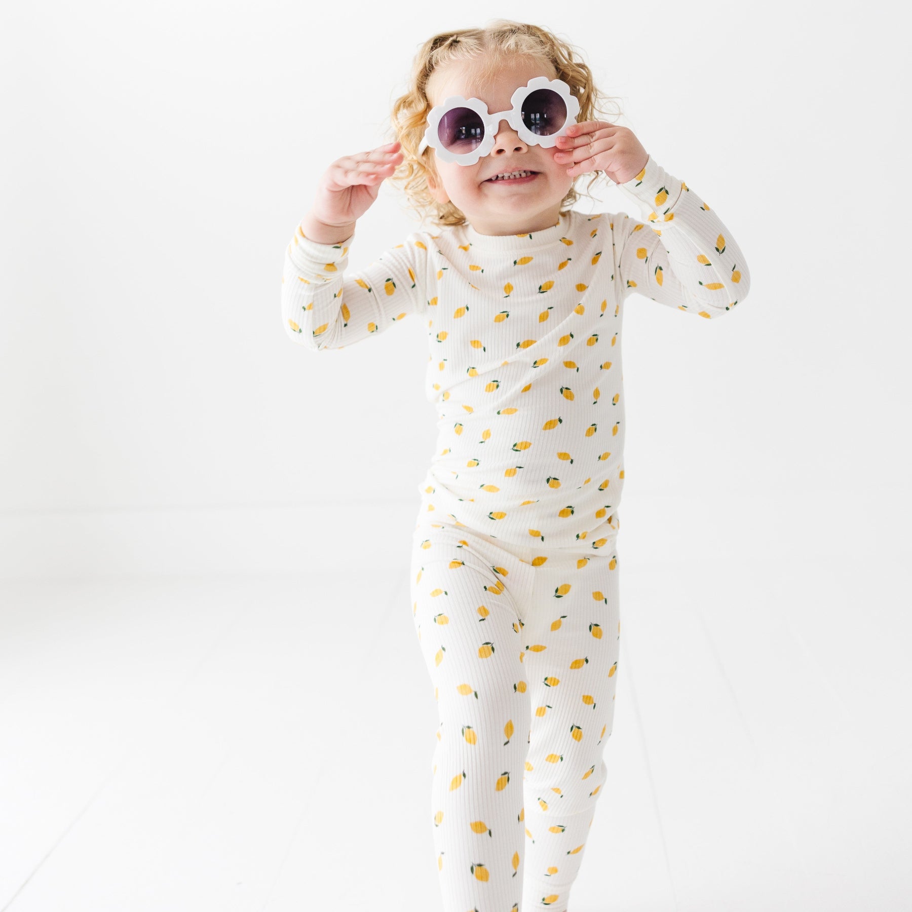 Lemons Small Ribbed Two-Piece Set