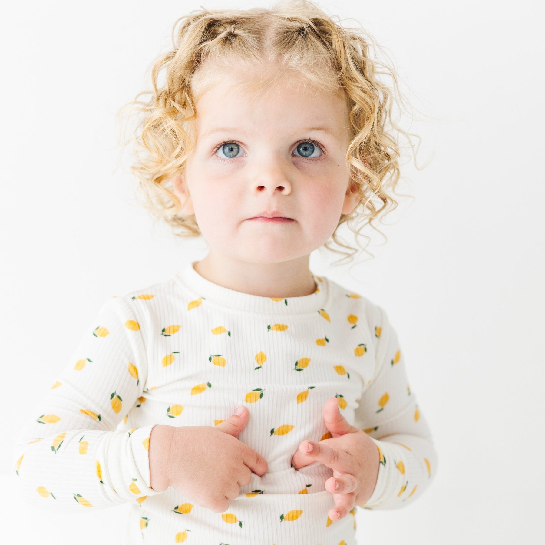 Lemons Small Ribbed Two-Piece Set