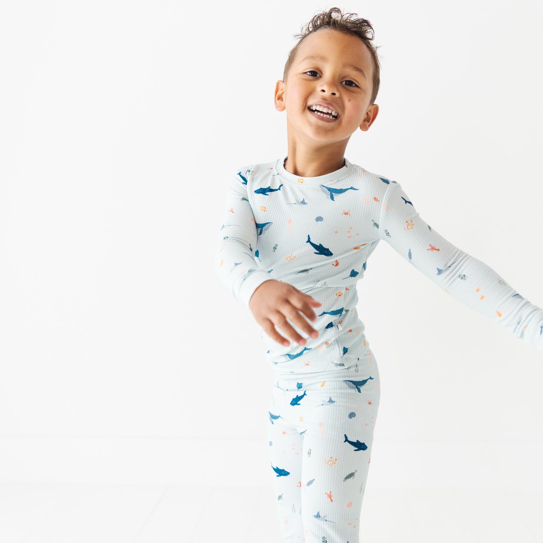 Under The Sea Small Ribbed Two-Piece Set