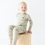 Military Small Ribbed Two-Piece Set