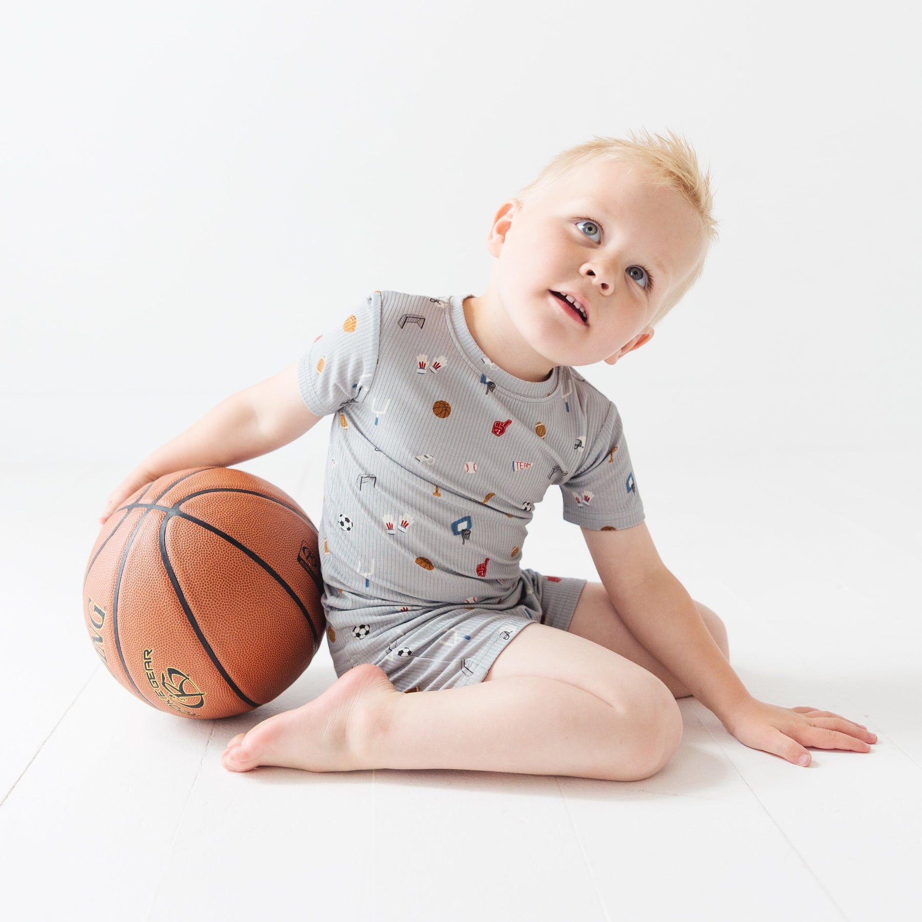 Sports Zone Small Ribbed Shorts Two-Piece Set