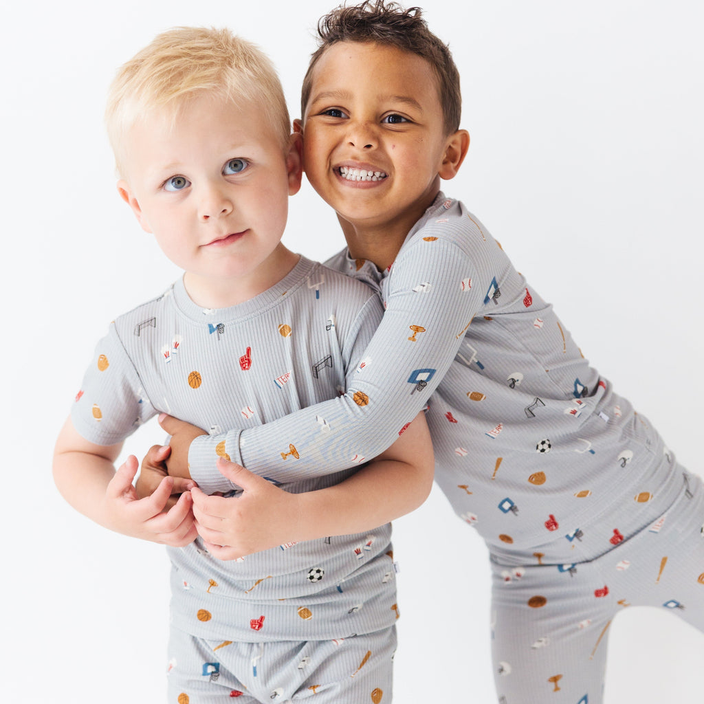 Sports Zone Small Ribbed Two-Piece Set