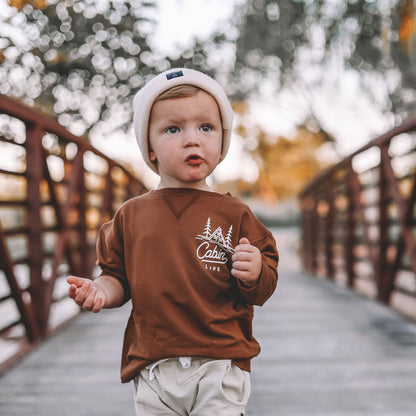 Cabin Pinecone Bamboo French Terry Pullover & Jogger Set