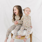 Cream Floral Two-Piece Set