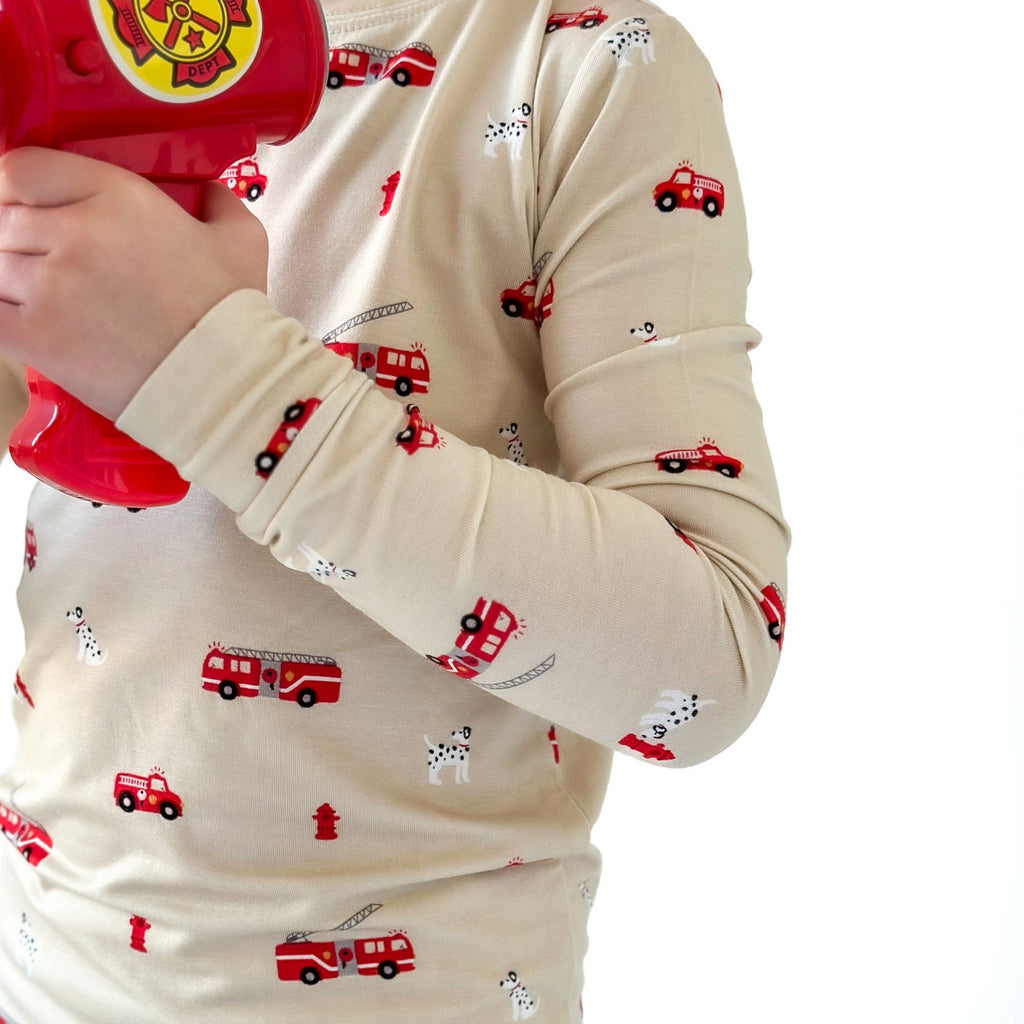 Firetrucks Two-Piece Set