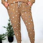 Hot Cocoa Small Ribbed Women's Pants